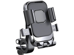 Suporte para Celular para Patinete/bicicleta/moto Elétrica, Suporte Ajustável para Celular no Guidão JIAPEI (preto)