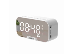 Relógio Despertador Digital com Espelho, Rádio e Bluetooth