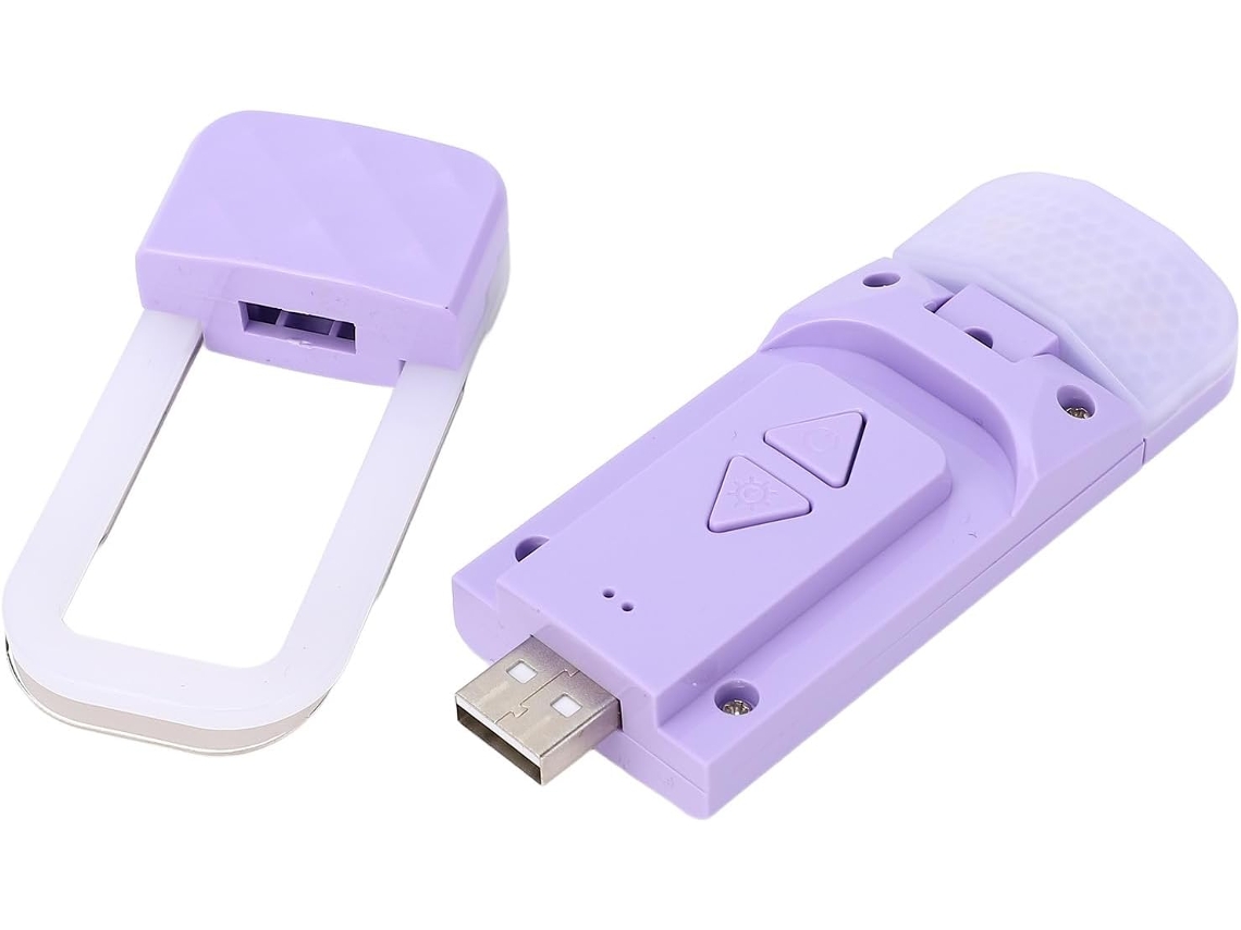 Luz De Leitura Com Clipe E Usb, 5 Modos Brilho Para Melhorar Sua