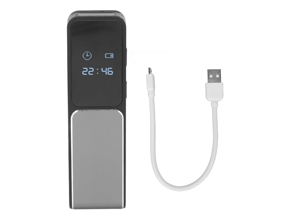 Gravador de áudio com pen drive USB e redução de ruído EOOCOO