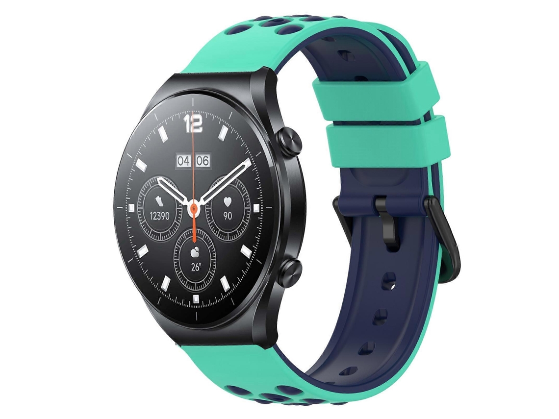 Pulseira De Silicone Poroso Bicolor De 22 Mm Para Xiaomi Mi Watch S1 Pro