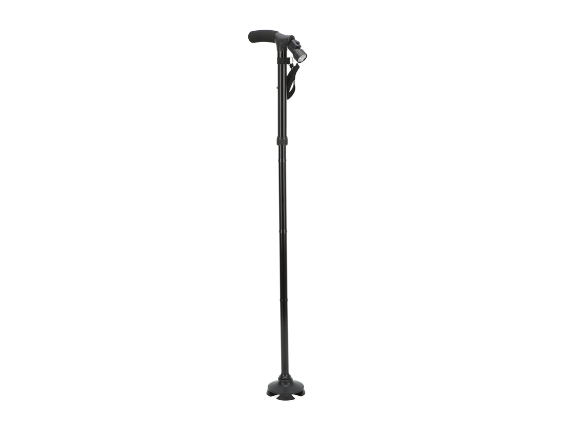 Cano de Caminhada Plegável com Luz Led para Idosos