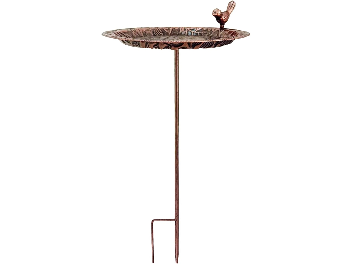 Bebedouro Decorativo De Ferro Para Pássaros Silvestres, Tigela Para Jardim À Prova De Geada.