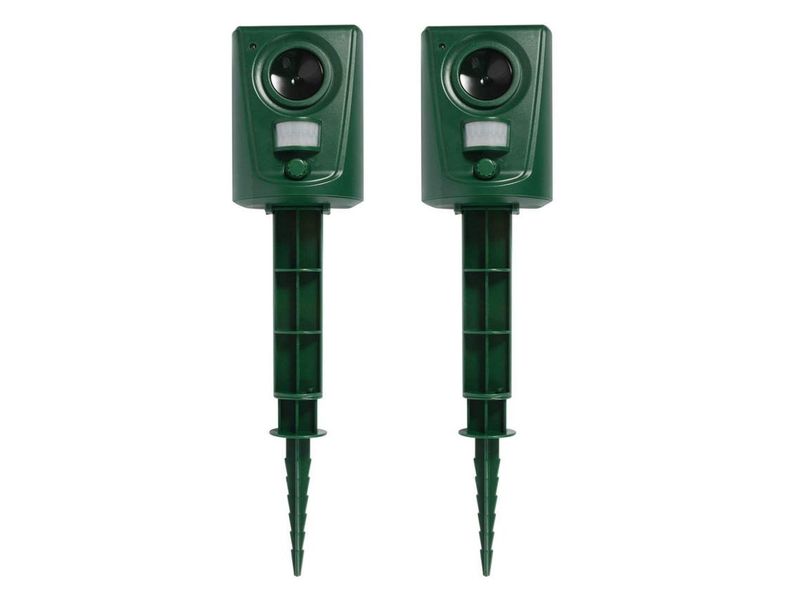 Kit com 2 espanta gatos ultrassônicos BRILVIBERA