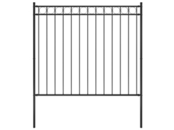 Cerca De Jardim 1,7x1,5 M Aã§o Preto DKD HOME DECOR