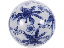 Tigelas decorativas de porcelana chinesa azul e branca, flutuantes, leves e portáteis, com design elegante.
