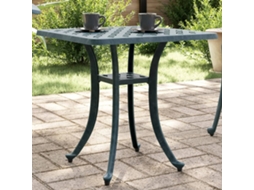 Vidaxl Mesa De Jardim 53x53x53 Cm Alumínio Fundido Verde