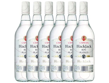 Rum BLACK JACK Black Jack Blanco (1 L - 6 unidades)