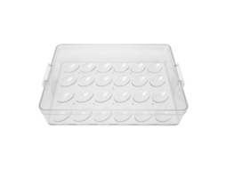 Laxiscreed Caixote Para 24 Ovos, Empilhável, Antiderrapante, Em Material De Qualidade Alimentar Para Cozinha