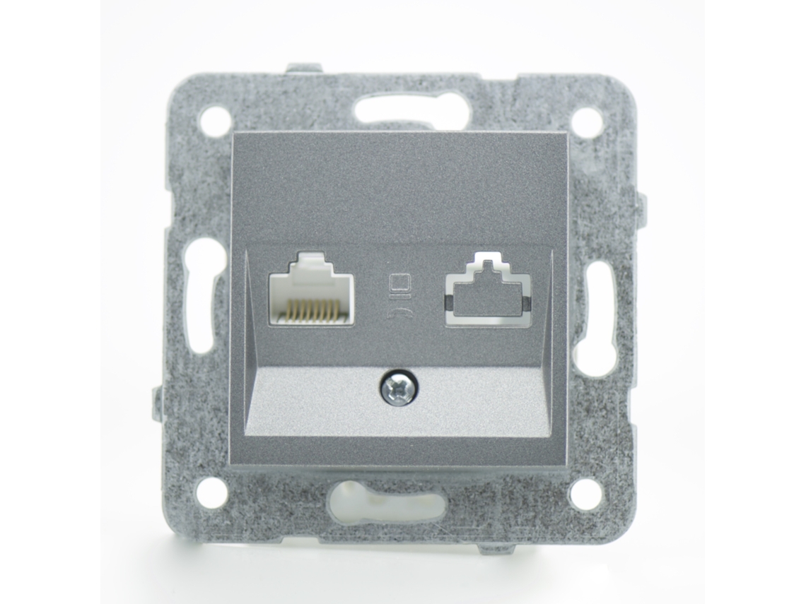 Soquete Rj45 Defumado Mecakey Karre Novella Range