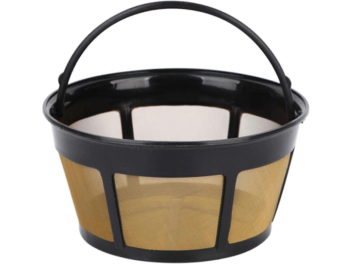 Filtro De Café Universal Permanente, Reutilizável, Em Malha Fina, Para Xícaras Para Máquina De Café Com Design Reutilizável E Fácil Limpeza