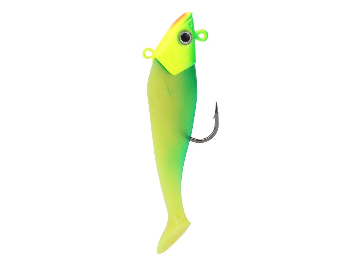 Jig Head Soft Bait (3d Eye Bionic Fish Lure, Detachable And Replaceable Body) Fishing Lure