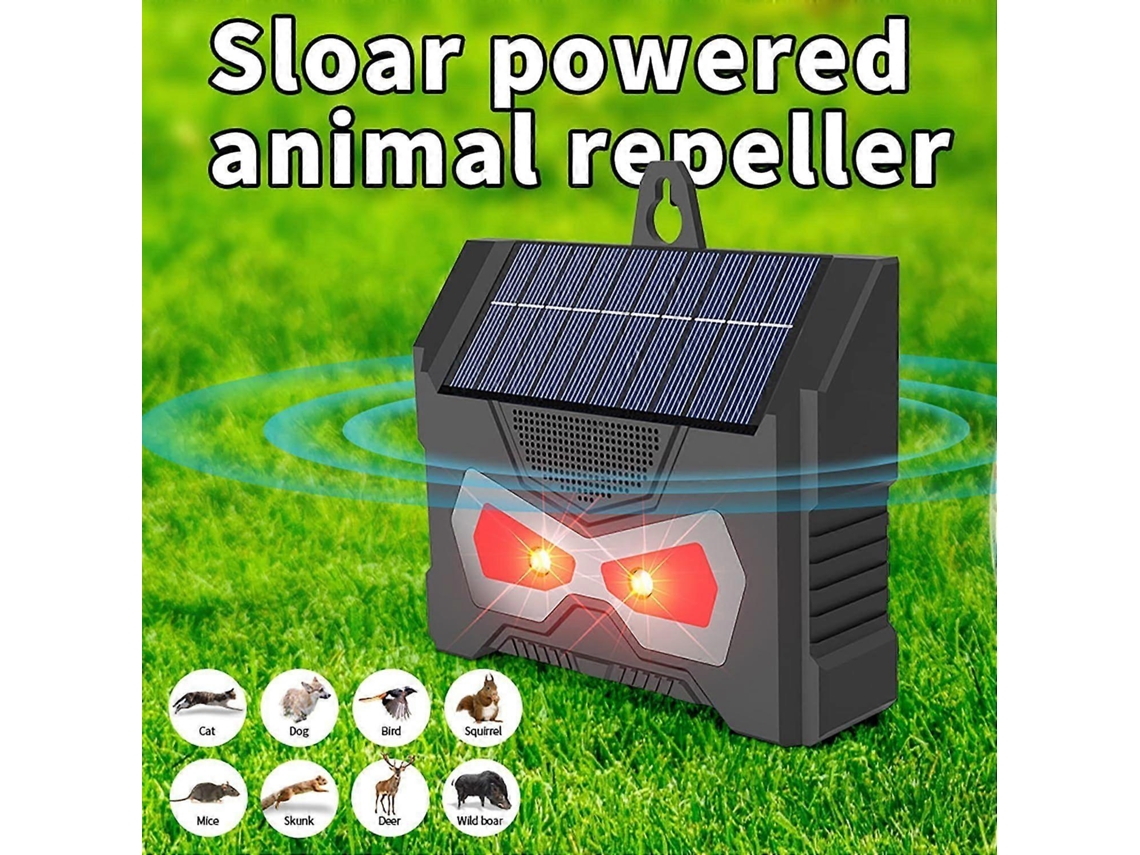 Repelente De Animais Noturnos Movido A Energia Solar Olysi Shop (pacote Com 2)