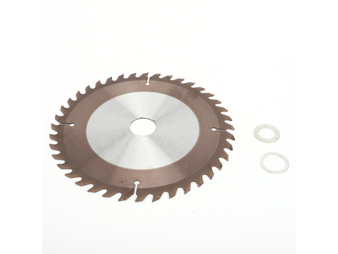 Lâmina de serra circular de 7 polegadas (17,8 cm) com 40 dentes em aço rápido (HSS) e revestimento de bronze para trabalhos em madeira e uso geral, 2,2 mm x 25,4 mm.