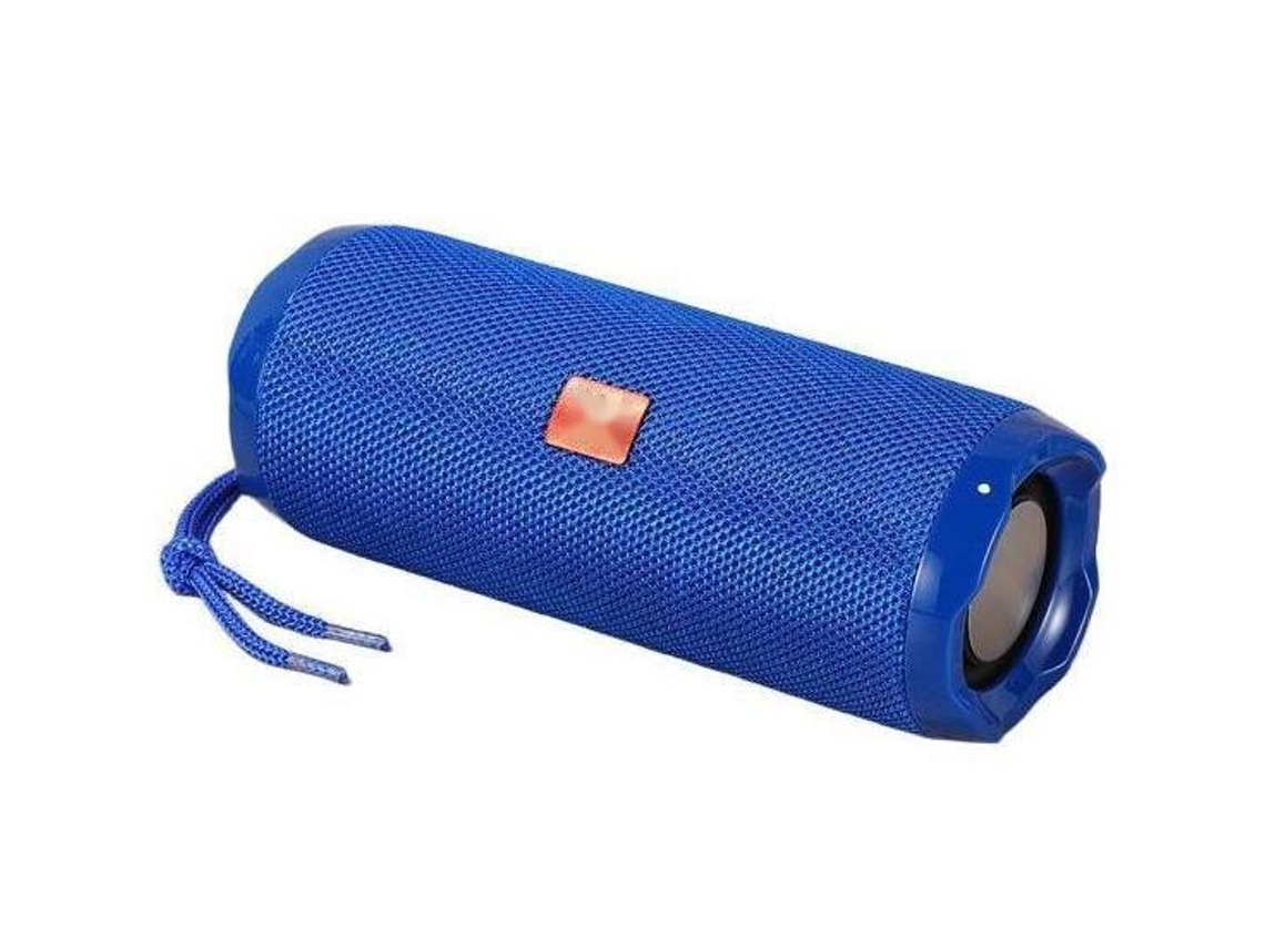 Coluna Bluetooth Portátil M2 Tec Som Potente E Design Compacto Em Azul Para Música Em Qualquer Lugar PAPRIKA
