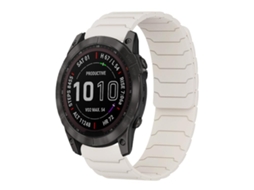 Bracelete para Garmin Fenix 8 / 7x / 6x / 5x Silicone Magnético Starlight XIAOMOYU (26mm)