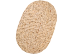 De Toalhas De Mesa Ovais Em Tecido De Junco Natural, Antiderrapantes E Resistentes Ao Calor, Para Mesa De Jantar, Gokoco