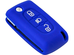 Capa de Silicone AQUAFORGE, controle Citroën/Peugeot, azul