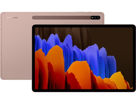 Tablet SAMSUNG Galaxy Tab S7+ (12.4'' - 128 GB - 6 GB RAM - Wi-Fi - Bronze)