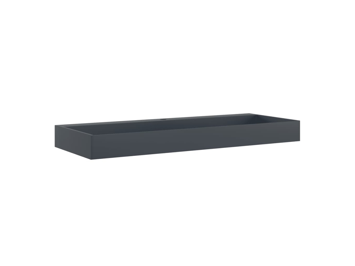 Wash Basin, Wash Basins Vidaxl Antracite Mármore (120 X 46 X 11 Cm)