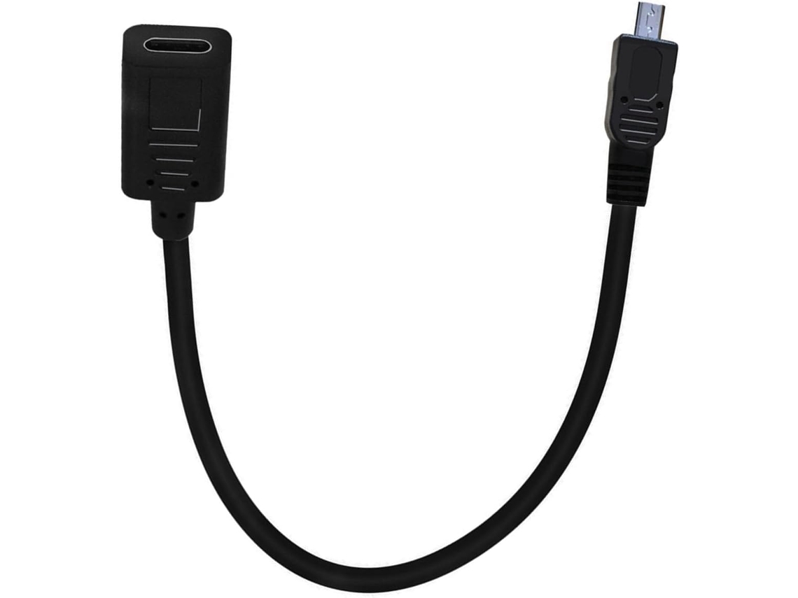 Cabo De Conexão Tiny 8p Macho Para Usb C/5 Pinos Carregamento Câmeras