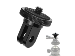 Cabeça De Transferência 1/4" Em Liga Alumínio Telesin, Acessório Para Câmeras Esportivas Compatível Com Gopro Hero11 Black / Hero9-aquaforge