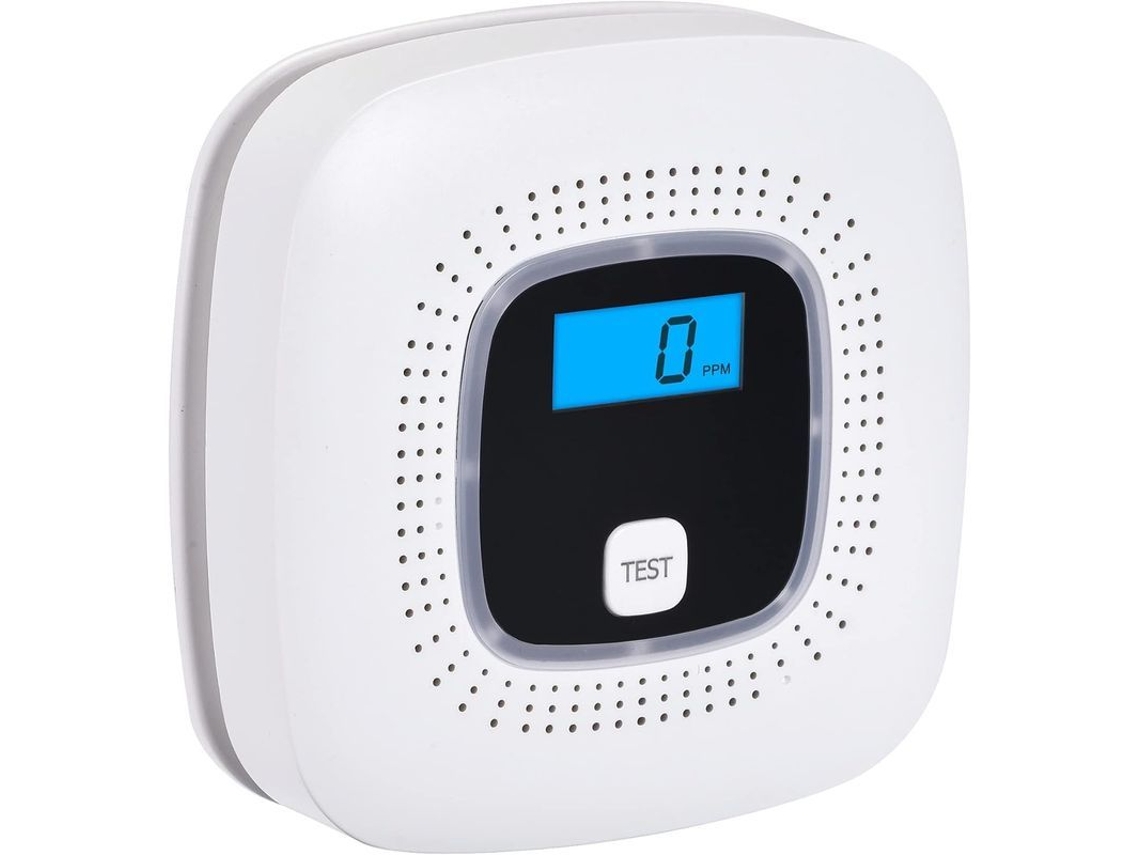 Nova Line detector de Monóxido de Carbono com Display Digital e Função de Autoteste