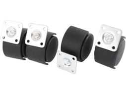 Superior Para Cadeira De Rodas – Preto 50, Aexit De, (4 Peças), Giratório