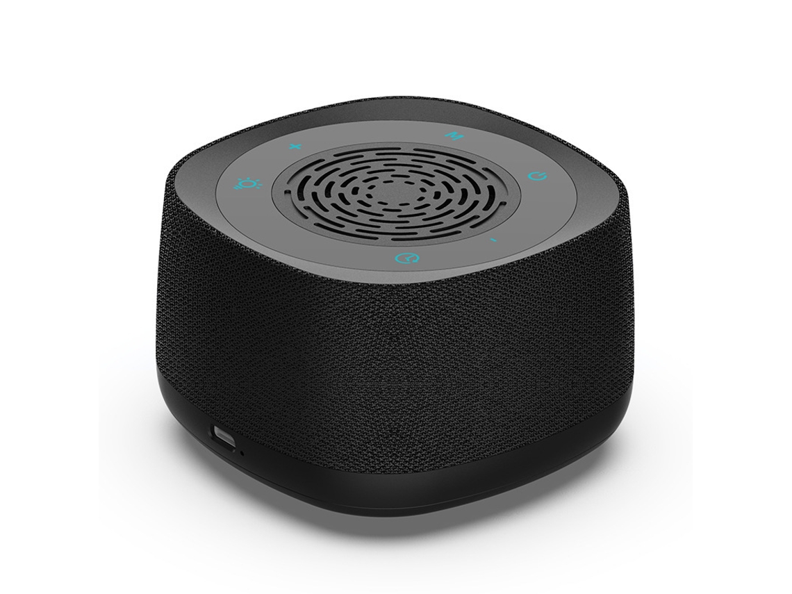 Coluna Bluetooth com Ruído Branco, Auxiliar para Dormir, Aliviador de Stress, Preto ZYBLSSBB