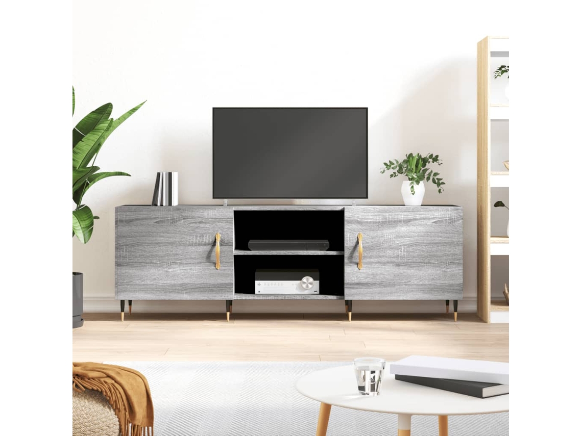 Vidaxl Móvel de Tv 150x30x50 Cm Derivados de Madeira Cinzento Sonoma