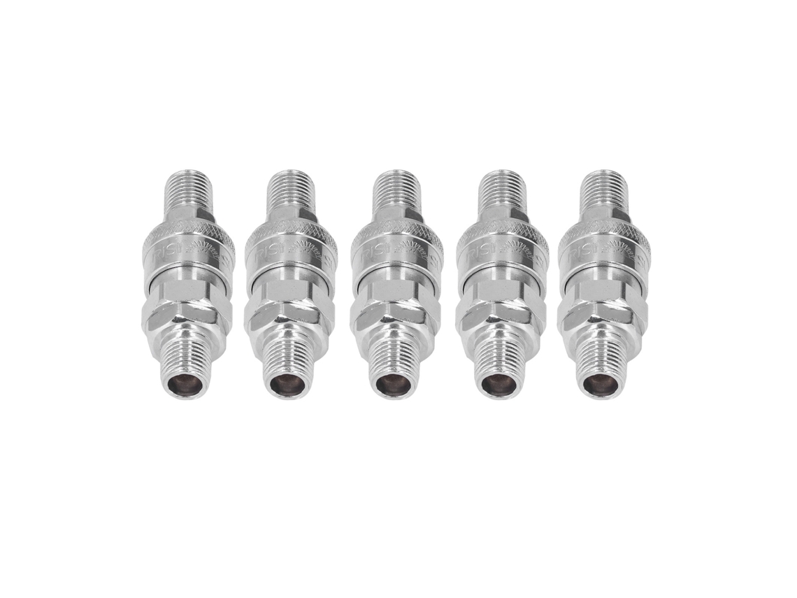 Conjunto De Conectores Rápidos De Ar Aço Inox