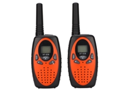 2 Unidades Rádio Comunicadoras Portáteis Semi Fio 0,5 W Com Alcance 3 Km, Laranja, Brinquedo Para Crianças (EUA)-aquaforge