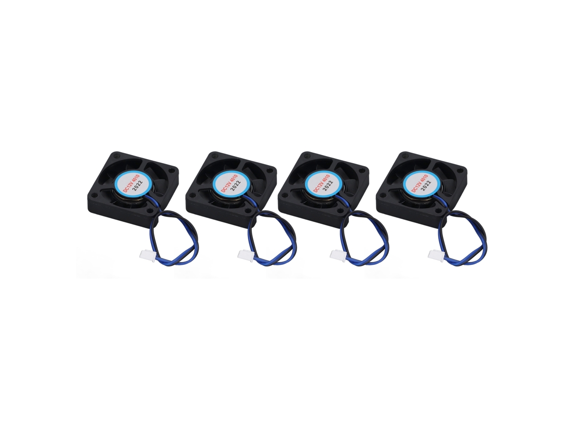 Laxiscreed Ventiladores Sem Escovas Para Hot End De Impressoras 3d, Pack Com 4 Unidades, Dc12v