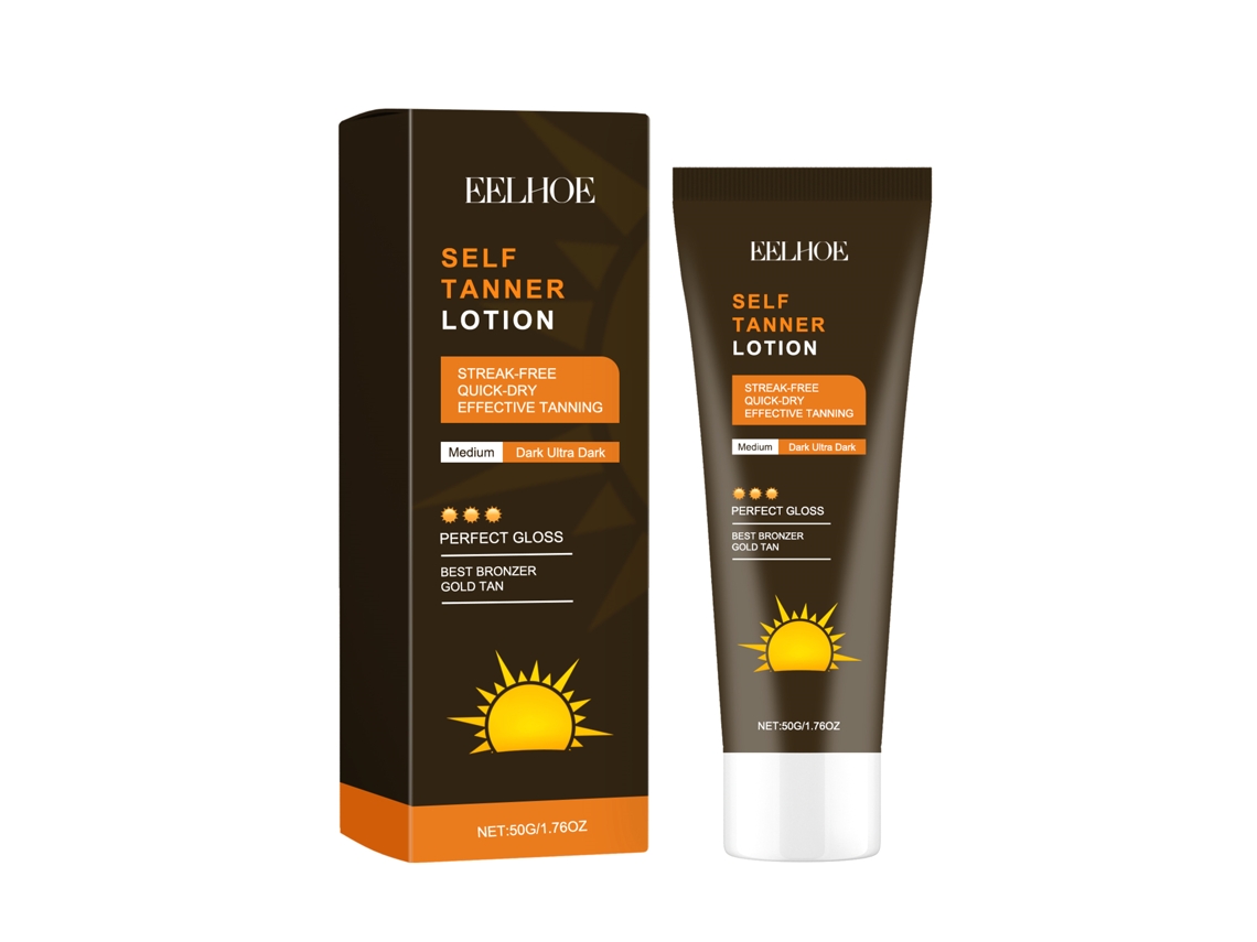 Creme de Bronzeamento Hidratante Eelhoe para Bronzeamento Rápido e Pele Saúdavel