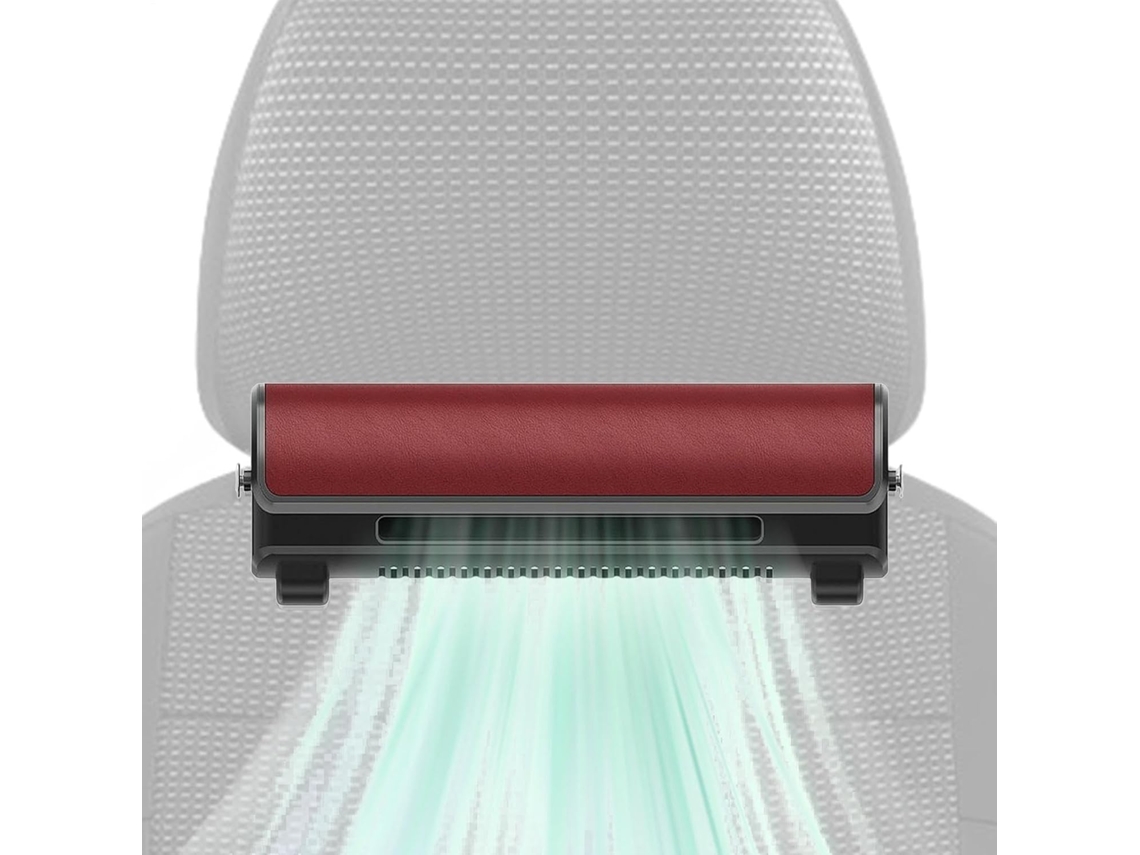 Ventilador Portátil Recarregável Via Usb Para Carro Com Fluxo De Ar Giratório 360°