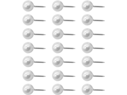 Tachinhas redondas de plástico e metal para Cortiça Abaodam, 100 unidades, tamanho ergonômico para fixação de mensagens.