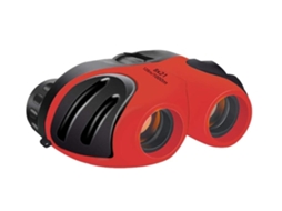Binóculos Infantis 8x21 Borracha Mini Zoom Compacto Presente para Meninos e Meninas Vermelho USHION