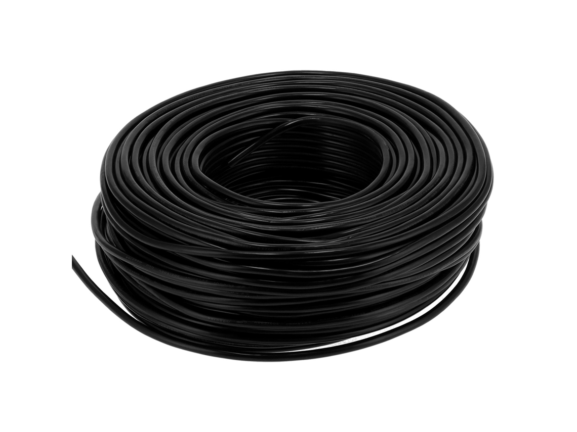 Laxiscreed Cabo De Extensão Eléctrica 100m Com Núcleo De Cobre E Isolamento Em Pvc Para Uso Ac 300v