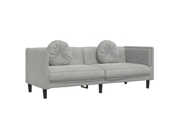 Sofa, Sofas Vidaxl Cinzeto Veludo (n/a)