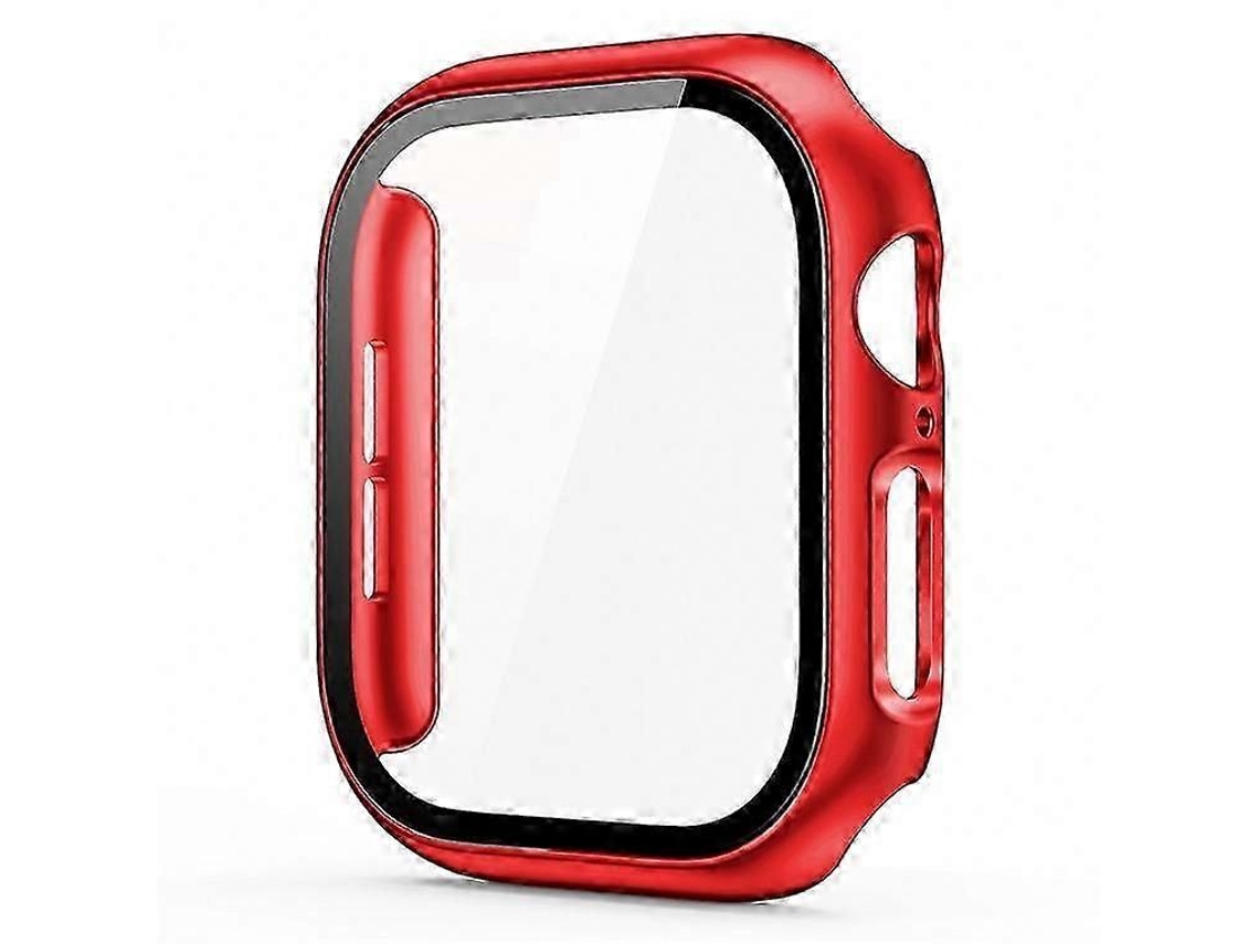 Capa Protetora Resistente Em Policarbonato Com Vidro Temperado Para Smartwatch De 42 Mm.