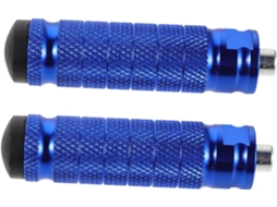 Conjunto de 2 pedais metálicos para passageiro traseiro de motocicleta, ideais para longas distâncias.