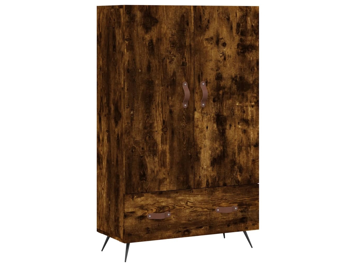 Armário Alto MAISON EXCLUSIVE Derivados de Madeira Carvalho Fumado (69,5x31x115 cm)