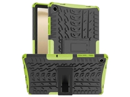 Capa Para Tablet Samsung Galaxy Tab A9+ Com Textura De Pneu, Resistente A Impactos, Em Tpu + Pc, Com Suporte.