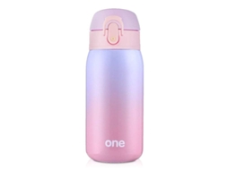 Garrafa para crianças com tampa flip top, inox 304, 320ml, roxo, S/MARCA