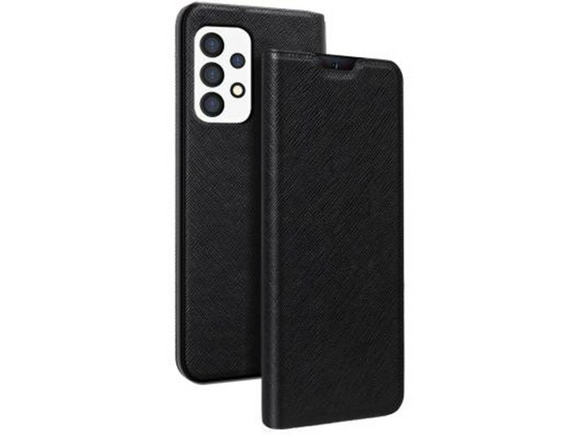 Capa Fólio Aba Cartões Vídeo para Samsung Galaxy A53 5G BIGBEN CONNECTED Pele Preto