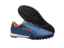 Chuteiras Givova Chiaia Turf Tf-m1 Marino/naranja - Tamanho 38