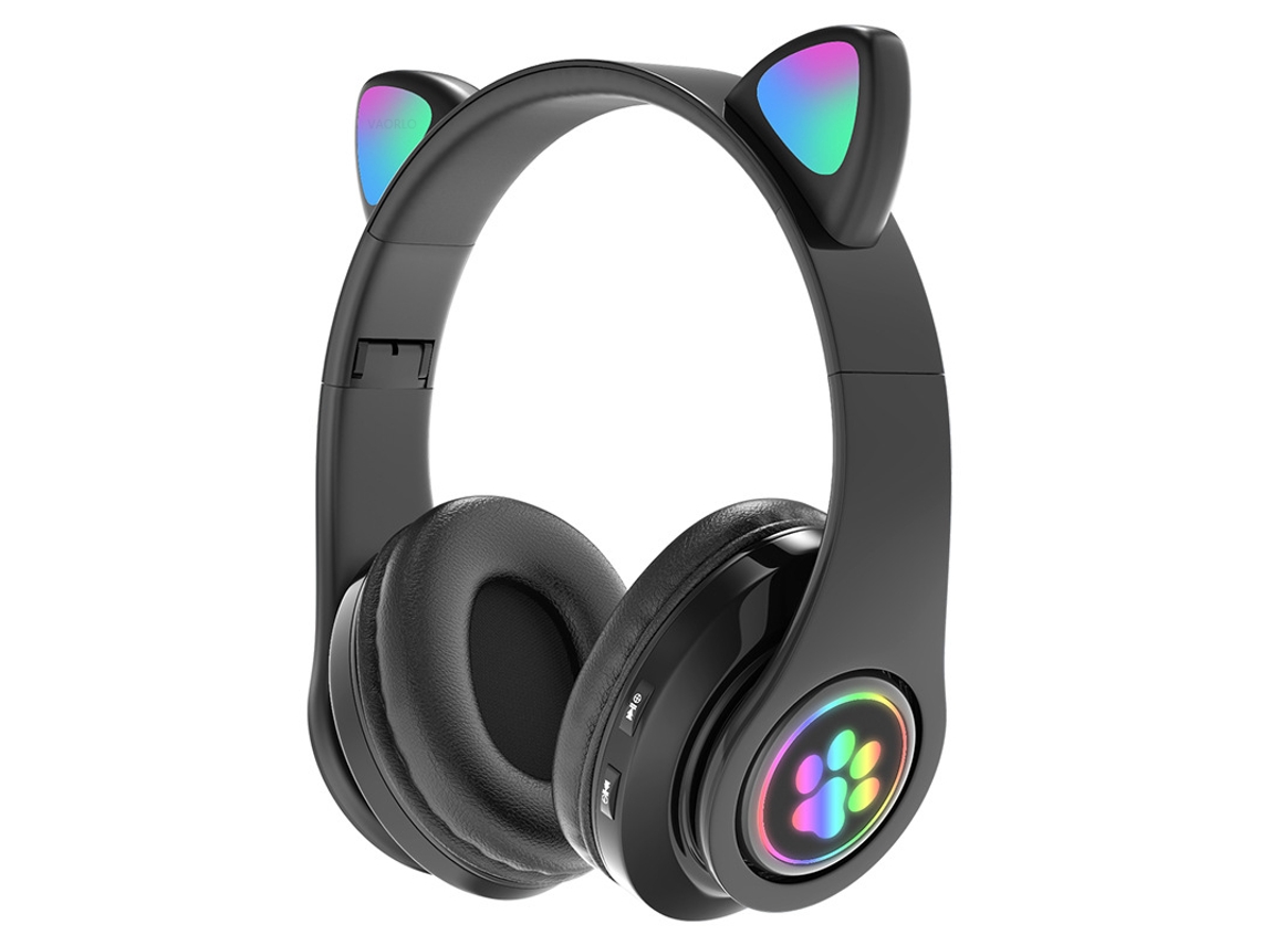 Fones de Ouvido Bluetooth com Lanterna MDUG (pretos)