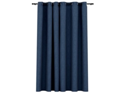 Curtain, Curtains Vidaxl Azul Tecido (290 X 245 Cm)