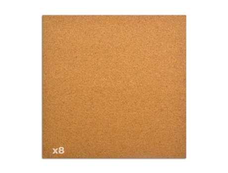 8 folhas de cortiça 30 x 30 cm MAHÉ