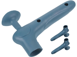 Homoyoyo Conjunto De 3-protetores Maçaneta Porta Em Silicone Com Ventosa Para Proteção Contra Impactos, Cor Cinza